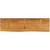 Stolna Mizna plošča z naravnim robom 120x20x3,8 cm trden mangov les, (21411739) | Shoptok.si