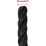  Radno uže crno 20 mm 100 m od polipropilena | shoptok.hr