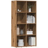 vidaXL Knjižna omara artisan hrast 66x30x130 cm inženirski les Cene
