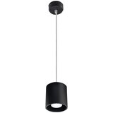 Nice Lamps Črna viseča svetilka Sollux Roda Cene