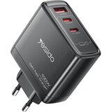  Zidni punjač Yesido YC142 100W 5A 1 x USB-A - 2 x USB-C crni Cene