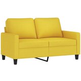 Maison Chic Dvosed kavč - Sofa - Kanape svetlo rumen 120 cm blago, (21727442) | Shoptok.si