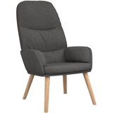 The Living Store Stol za sproščanje temno sivo blago - Stol Za Sproščanje, (21420307) | Shoptok.si