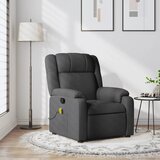 vidaXL Masažni naslonjač od tkanine tamnosivi | shoptok.hr