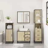 vidaXL 3-dijelni set kupaonskog namještaja boja hrasta sonome drveni | shoptok.hr