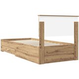  Konstrukcija postelje Umetni hrast 90 x 200 cm Konstruiran les, (5000103306) | Shoptok.si