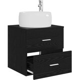  Umivaonik s policom Crni hrast 49,5 x 44,5 x 66 cm | shoptok.hr
