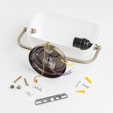  Brilagi - Zidna lampa BANK OFFICE 1xE27/60W/230V mesing/bela | Eponuda.com