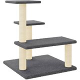 vidaXL Mačje drevo s praskalniki iz sisala temno sivo 61 cm, (20796884) | Shoptok.si