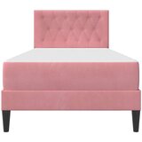  Okvir kreveta s madracem Ružičasta 80 x 200 cm Baršun | shoptok.hr