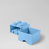 Lego Svetlomodra kvadratna škatla za shranjevanje LEGO® | Shoptok.si