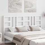  Uzglavlje za krevet bijelo 156 x 4 x 100 cm od masivne borovine | Eponuda.com
