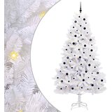  Umjetno božićno drvce s nogom Bijelo 270 cm PVC i čelik | shoptok.hr
