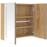 vidaXL LED kupaonski ormarić s ogledalom boja hrasta 62 x 14 x 60 cm | shoptok.hr