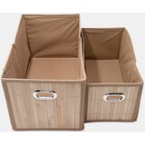 Sinsay Set kutija za pohranu s bambusovom prednjom stranom 2 pack | shoptok.hr