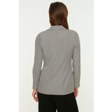 Trendyol Gray Regular Lined Buttoned Woven Blazer Jacket | Eponuda.ba