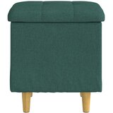  Otoman za pohranu Tamnozelena 40 x 40 x 45 cm tkanina | Eponuda.com