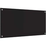  Kuhinjski zid Crna 100 x 50 cm Staklo otporno na udarce | Eponuda.com