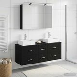  Set namještaja za kupaonicu 4 kom. Crni hrast | shoptok.hr