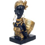 Signes Grimalt Kipci in figurice Afriška Slika Z Bazo Črna Cene