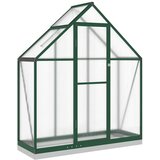  Staklenik s okvirom zeleni 169 x 58 x 202 cm aluminijski | shoptok.hr