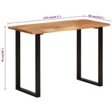  Blagovaonski stol 110 x 50 x 76 cm od masivnog bagremovog drva | shoptok.hr
