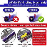 INORCO Komplet pralnih nadomestnih delov V11 Hepa Filter Post Roller Brush Mehki plišasti trakovi Vakuumski dodatek, (21873476) | Shoptok.si