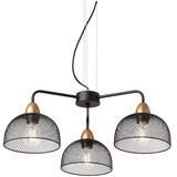  Redo 01-1573 - Visilica na sajli TAMIS 3xE27/42W/230V pr. 59 cm crna | Eponuda.com