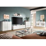 Livetastic Dnevni Regal Ice, Bela Visok Sijaj, 4-Delni | Shoptok.si