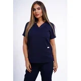 Ženski gornji deo medicinske uniforme, Teget