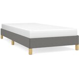  Okvir za krevet bez madraca tamnosivi 90x190 cm od tkanine | shoptok.hr