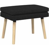  Klupa s dvostrukim slojem Crna 60 x 40 x 46 cm Tkanina | shoptok.hr