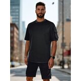 DStreet Komplet męski basic czarny | Shoptok.si