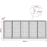  Gabion s žicom debljine 5 mm i mrežom 10x10 cm 500x100x200 cm | shoptok.hr
