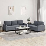 vidaXL 2-dijelni set sofa s jastucima tamnosivi baršunasti Cijene