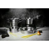 Metalac tiganj 24 cm sa stakl.pok.Santino