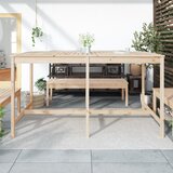  Vrtni stol 203,5x90x110 cm od masivne borovine | shoptok.hr