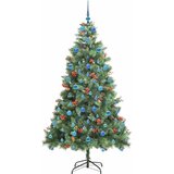  Umjetno božićno drvce 300 LED lampica Topla bijela PVC i metal | shoptok.hr