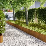 vidaXL Set 2 Jeklo, ki se upira vremenskim vplivom Jeklo 30 cm višina | Shoptok.si