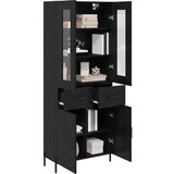  Kuhinjski ormarić Zidne Crni hrast 69 5 x 34 x 180 cm Konstruirano drvo | shoptok.hr