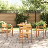  Vrtne stolice 4 kom 50x53x80 cm Masivno drvo akacije | shoptok.hr