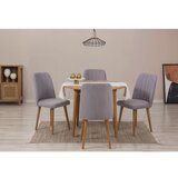 Woody Fashion trpezarijski sto i stolice vina 0701 atlantic pine grey