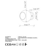 Opviq Zidna lampa Benek-15-14401, 15x18x15cm, IP20, Zlatna boja | Eponuda.ba