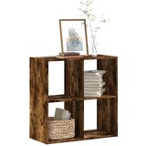 Furnova Knjižna omara dimljeni hrast 68,5x32x68,5 cm inženirski les, (21932081) Cene