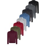 Dewberry SET OF EIGHT V4007 MEN'S SWEATSHIRT-BLACK-NAVY-ANTHRACITE-GRAY-BURGUNDY-INDIGO-KHAKI-PURPLE Cene