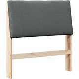  Tapecirani uzglavlje Tamno siva 100 cm Čvrsto borovo drvo | shoptok.hr