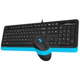 A4Tech F1010 fstyler usb us plava tastatura + usb plavi miš | ePonuda.com
