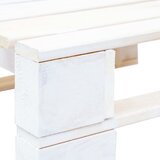 Vrtni tabure od paleta od bijelo impregnirane borovine | shoptok.hr