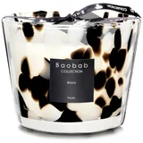 Baobab Pearls Black dišeča sveča 10 cm