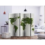 Artgeist PARAVAN 225/172/3 cm krem barve, zelena Slike